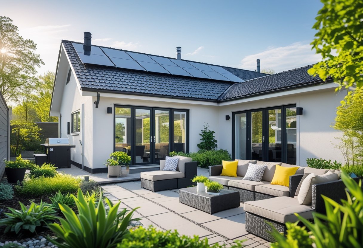 Skab et energieffektivt hjem i Odense med komfortable udendørsområder